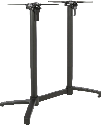 seattle bar twin folding table base 