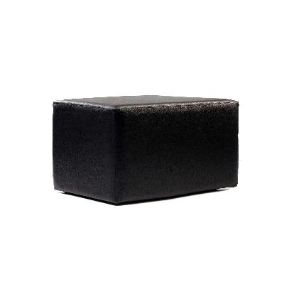 ottoman rectangle - black 