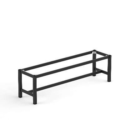 spire square leg seat height frame 1140 x 390 x 420h with footbeam 