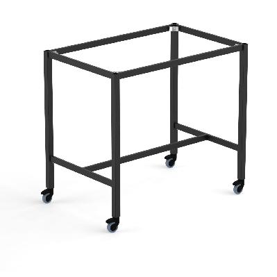 durafurn spire square leg 950 bar height frame with 100mmh castors 
