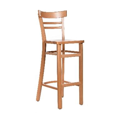 durafurn vienna barstool timber seat 
