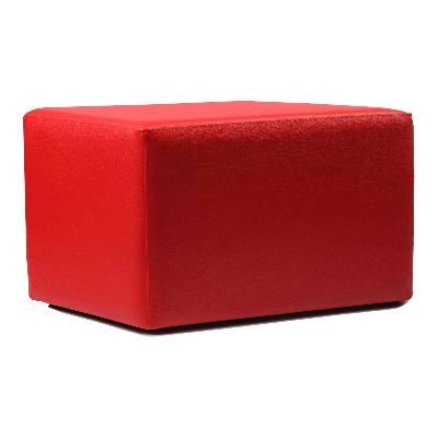 ottoman rectangle - red 