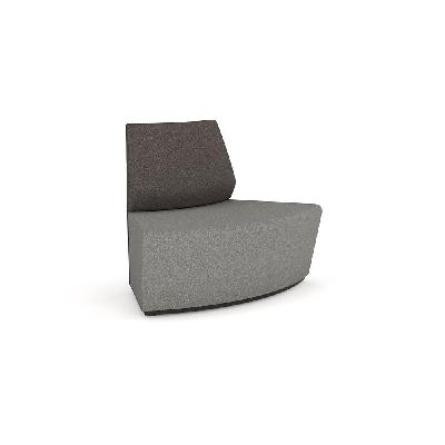 motion loop curved inner backrest modular lounge 