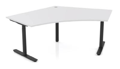 agile+ round triple motor electric 120 degree workstation 