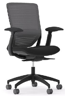 engage office meeting and reception chair black with arms