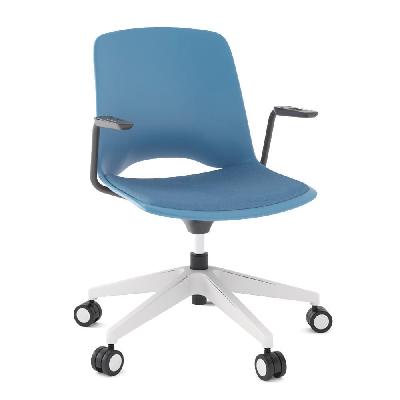 vista swivel chair - blue 