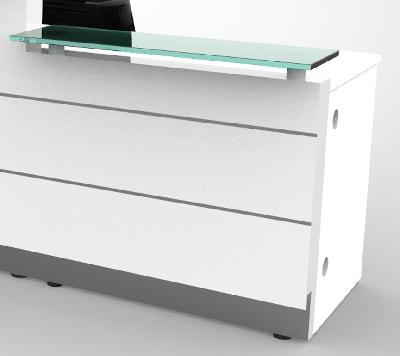 polaris reception counter model d8 - 900 w x 805 d x 835 h mm
