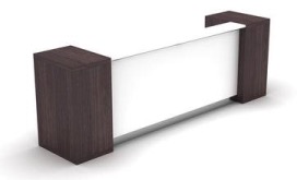 aston reception counter - 3100 mm wide