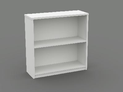 om open bookcase 900 x 320 x 900mm white