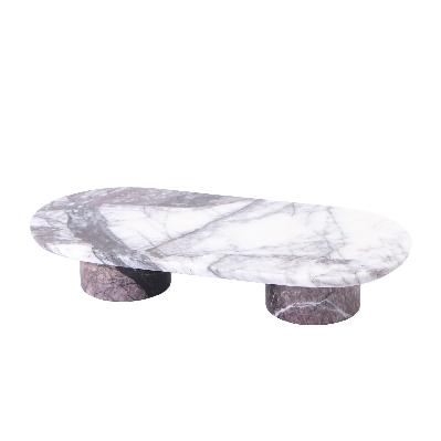elari natural marble tray - white 