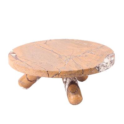 bruni marble tray - rainforest brown 