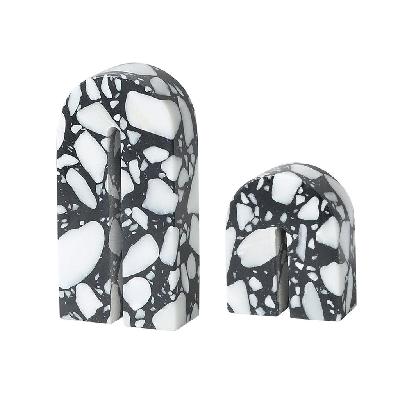 orra arch decorative marble sclupture a - black & white 