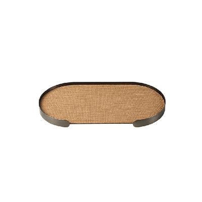 elvara oval tray coffee b 