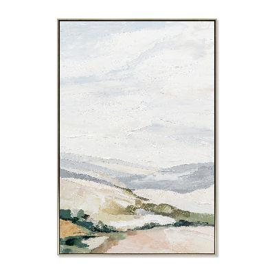 calvia 80 x 120cm framed canvas - natural