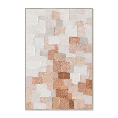 margaux sequence 80 x 120cm framed canvas - natural