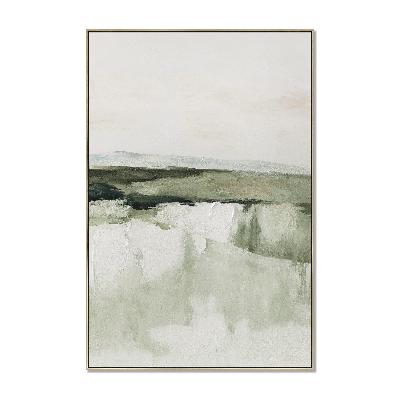 kellan grasslands a 80 x 120cm framed canvas - natural