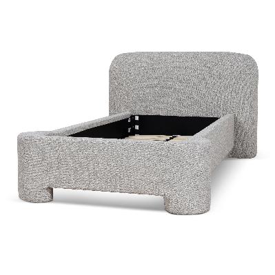 reko single bed frame - clay grey 