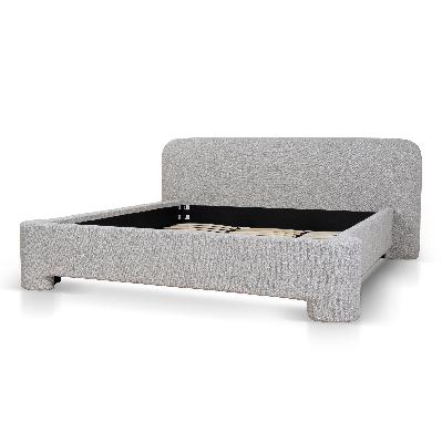 reko king bed frame - clay grey 