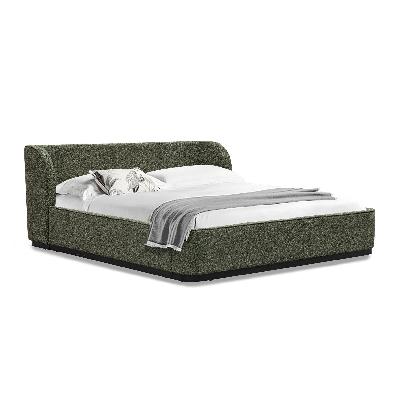 jamar king bed frame - hunter green 