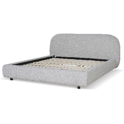 cedar king bed frame - clay grey 