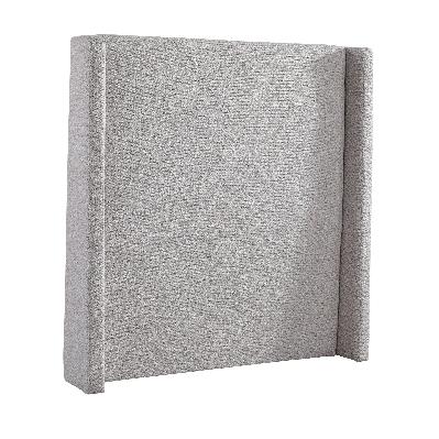 rakiya single bedhead - clay grey 