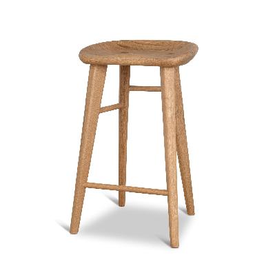 elvo 65cm bar stool - natural