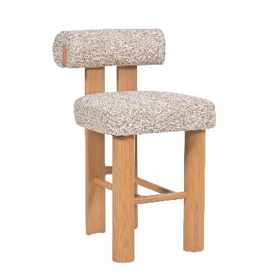 remy natural barstool - pale beige