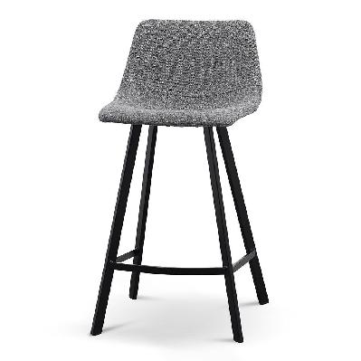 set of 2 - duke 65cm bar stool - spec charcoal 