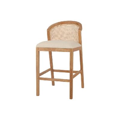 margie fabric barstool - dawn beige