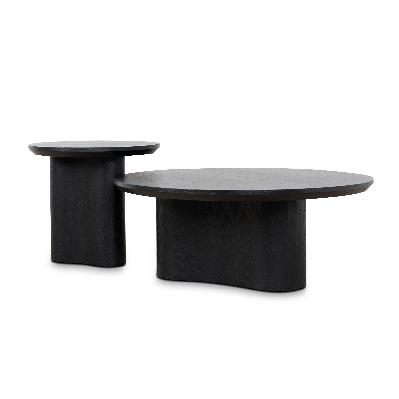 valmora nested coffee table - full black