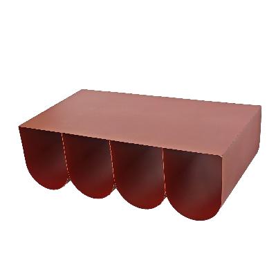 vionta 1.1cm coffee table - burgandy red