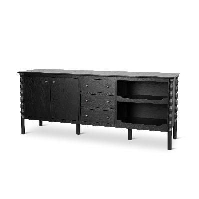 globo 1.9m sideboard - black 