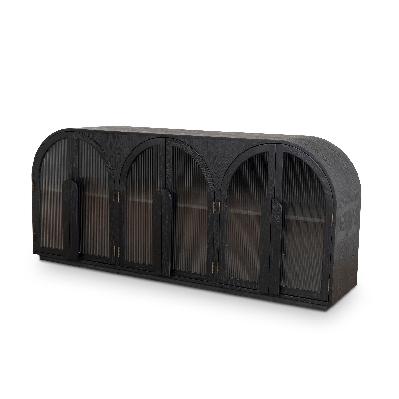 claremont 2m sideboard - full black 