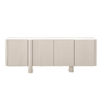 curio sideboard unit - warm grey 