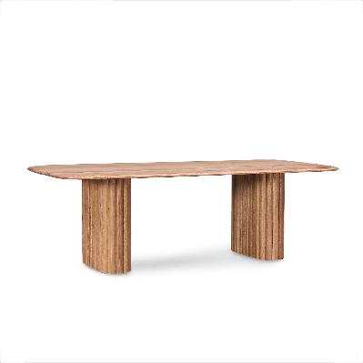 lunora 2.4m dining table - natural