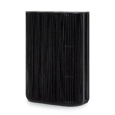 arvena 1.35m (h) high board unit - black stain 