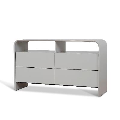 chroma 1.2m buffet unit - warm grey 
