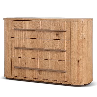 cambrio chest of 3 drawers - knotty oak 