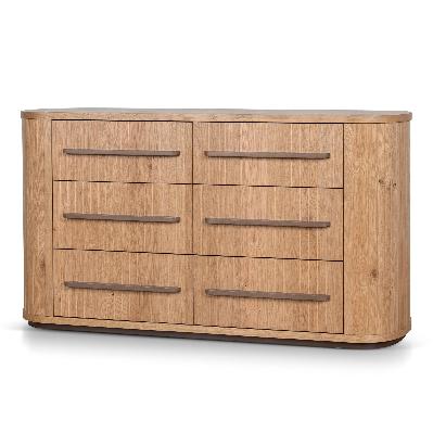 cambrio chest of 6 drawers - knotty oak 