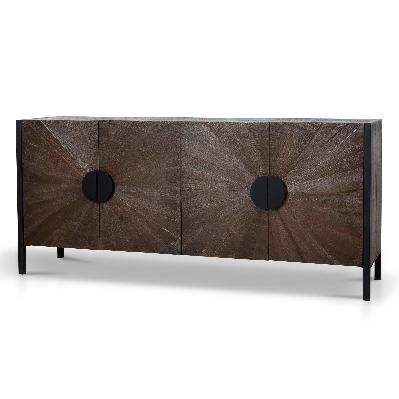 adaline 1.8m wooden buffet unit - walnut 