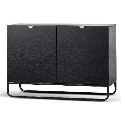 boyle 1.2m wooden sideboard - black 