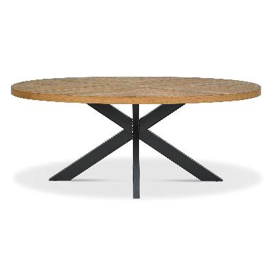 tammi 6 seater dining table - european knotty oak 