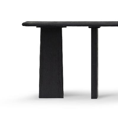 herrera 1.6m console table - full black 