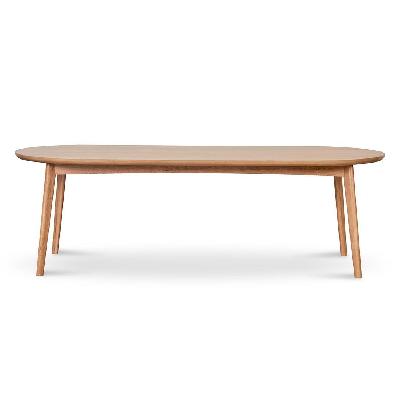 brendon 2.4m dining table - natural oak 
