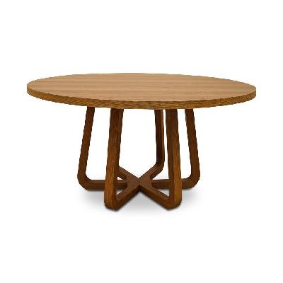 vanya 1.5m round dining table - natural 