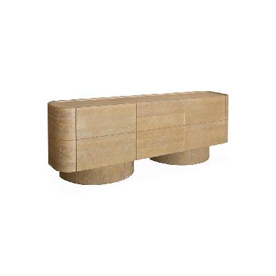 gidon 2.2m buffet unit - dusty oak 