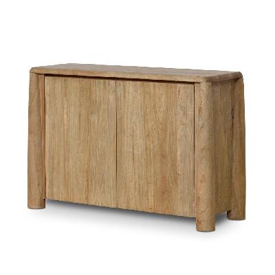 varika 1.4m storage cabinet - natural 