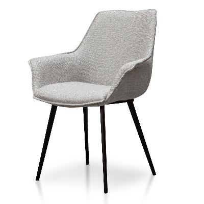 set of 2 - nola plywood dining chair - beige 