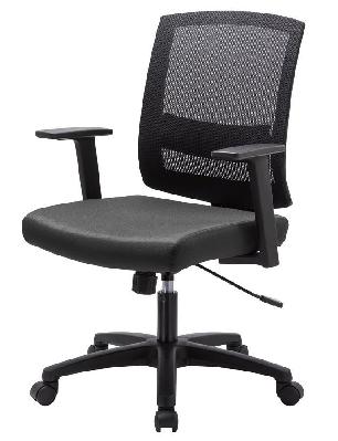 galen mesh ergonomic office chair - black - task chair - with arms 