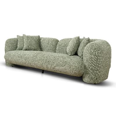 berg 3 seater sofa - coral light green 